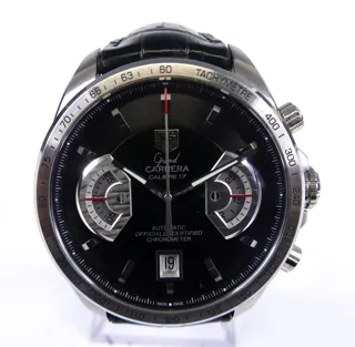 TAG Heuer Grand Carrera CAV511A Stainless steel Black