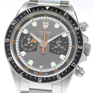 Tudor Heritage Chrono 70330N 42mm Stainless steel Gray