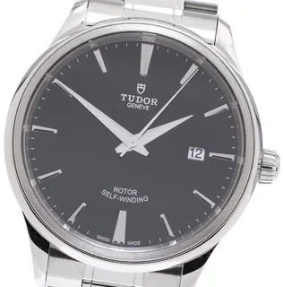 Tudor Style 12700 41mm Stainless steel Black