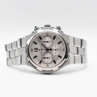 Vacheron Constantin Overseas Chronograph 49140/423A 40mm Stainless steel Silver