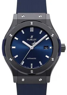 Hublot Classic Fusion 542.CM.7170.RX 42mm Black ceramic Blue