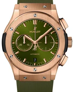 Hublot Classic Fusion Chronograph 541.OX.8980.RX 42mm Rose gold Green