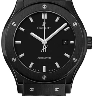 Hublot Classic Fusion 45, 42, 38, 33  542.CM.1171.RX 42mm Ceramic Black