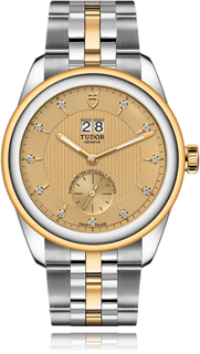 Tudor Glamour 57103 42mm Bicolor Champagne