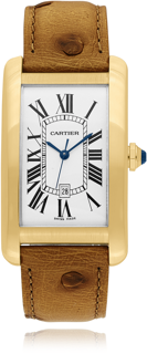 Cartier Tank W2603156 26.5mm Yellow gold Silver