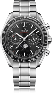 Omega Speedmaster Professional Moonwatch Moonphase 304.30.44.52.01.001 44mm Stainless steel Black