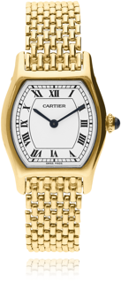 Cartier Tortue 82724853 23mm Yellow gold Weiss