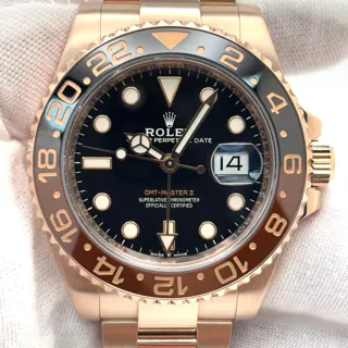 Rolex GMT-Master II 126715CHNR-0001 40mm Rose gold Black