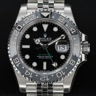 Rolex GMT-Master II 126710GRNR-0003 40mm Stainless steel Black