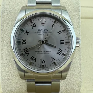 Rolex Oyster Perpetual Air King 34 114200 34mm Stainless steel Silver