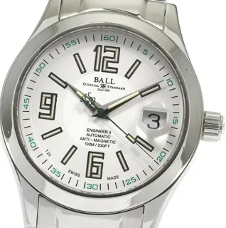 Ball NM1020C-S4-WH 40mm Stainless steel White