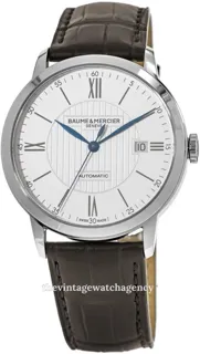 Baume & Mercier Classima M0A10214 40mm brushed/polished steel Silver