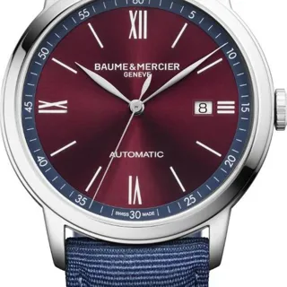 Baume & Mercier Classima M0A10694 42mm Stainless steel Red