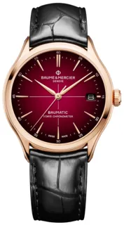 Baume & Mercier Clifton M0A10591 Yellow gold and Stainless steel Red