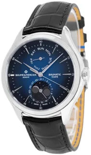 Baume & Mercier Clifton M0A10593 Stainless steel Blue