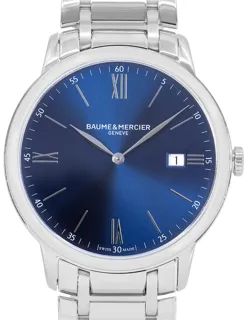 Baume & Mercier Clifton M0A10382 Stainless steel Blue