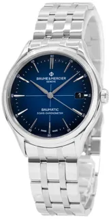 Baume & Mercier Clifton M0A10468 Stainless steel Blue