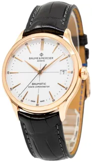 Baume & Mercier Clifton M0A10469 Yellow gold and Stainless steel White