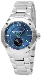 Baume & Mercier Riviera Moon Phase M0A10682 Stainless steel Blue