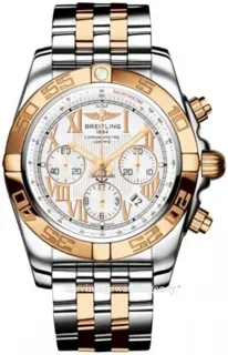 Breitling Chronomat 44 CB011012-A692-375C 44mm 18 carat rose gold$steel White