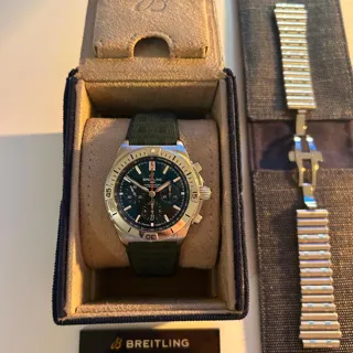 Breitling Chronomat AB01343A1L1A1 42mm Stainless steel Green