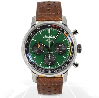 Breitling Premier A253101A1L1X1 42mm Stainless steel Green