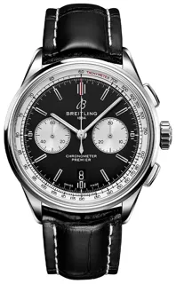 Breitling Premier AB0118371B1P1 42mm Stainless steel Black