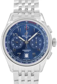 Breitling Premier AB0145171C1A1 42mm Stainless steel Blue