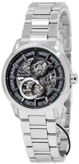 Bulova Sutton Skeleton Mechanical 96A208 Stainless steel Skeletonized