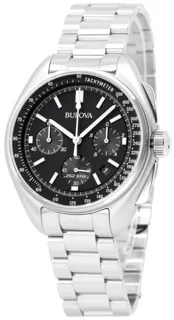 Bulova Lunar Pilot 96B258 Stainless steel Black