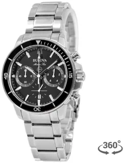 Bulova Marine Star 96B272 Stainless steel Black