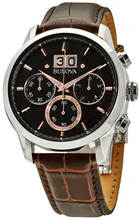 Bulova Sutton Chronograph 96B311 Stainless steel Black