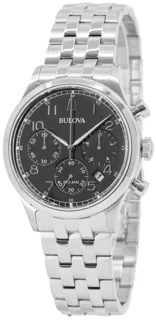 Bulova Precisionist 96B357 Stainless steel Black