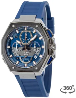 Bulova Precisionist 98B357 Stainless steel Blue