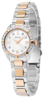 Bulova Classic 98R291 Yellow gold and Stainless steel White