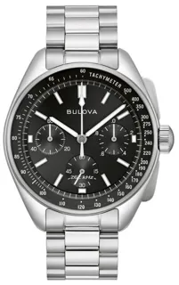 Bulova Lunar Pilot 96K111 43.5mm Stainless steel Black