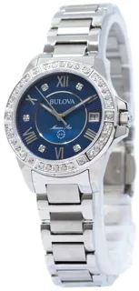 Bulova Marine Star 96R215 Stainless steel Blue