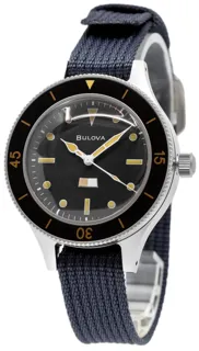 Bulova Military 98A266 Stainless steel Black