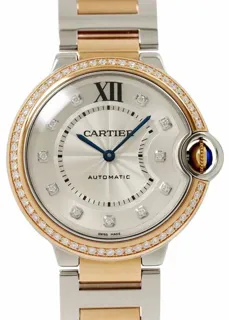 Cartier Ballon Bleu 36mm W3BB0004 36mm Yellow gold and Stainless steel Silver