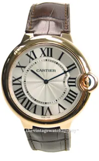 Cartier Ballon Bleu W6920054 46mm Rose gold Silver