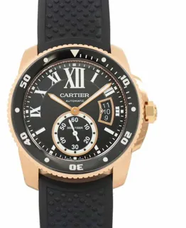 Cartier Calibre de Cartier W7100052 43mm Rose gold Black