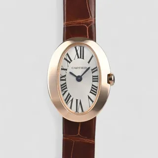 Cartier Mini Baignoire W8000017 25.5mm Rose gold Silver