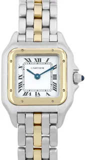 Cartier Panthère 1057917 22mm Yellow gold and Stainless steel White