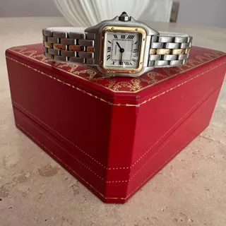 Cartier Panthère 66921 22mm Yellow gold and Stainless steel White