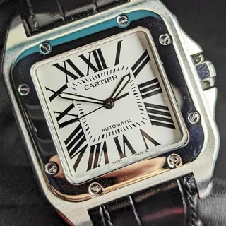 Cartier Santos de Cartier W20073X8 38mm Stainless steel Silver