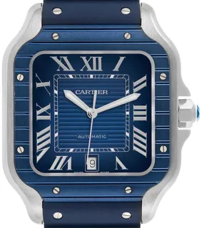 Cartier Santos de Cartier 40mm Steel$PVD Blue