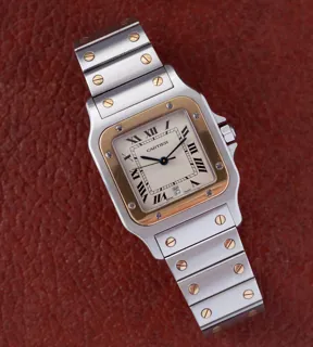 Cartier Santos Galbée 1566 29mm Stainless steel White