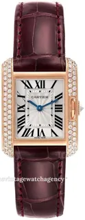 Cartier Tank Anglaise WT100013 18k rose gold Silver