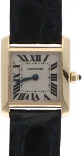 Cartier Tank Française 1820 20mm Yellow gold White