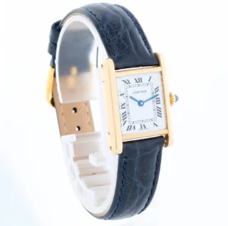 Cartier Tank Stainless steel and 18k yellow gold White